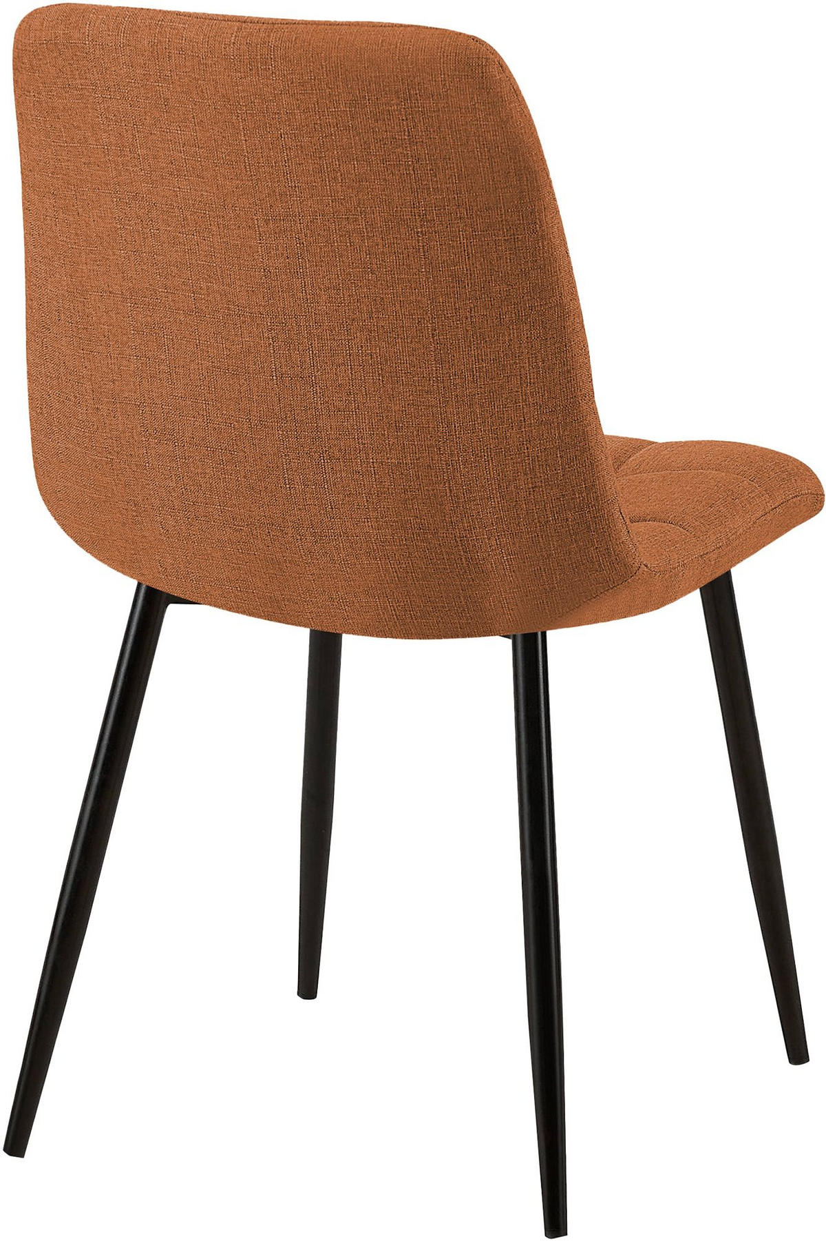 STUHL Stoff Orange - Orange, Textil/Metall (45/84/55cm) - CLP