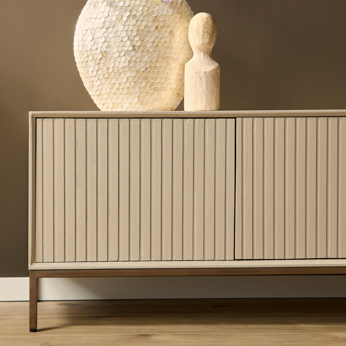 TV-MÖBEL Madison Beige 45/210/55 cm - Beige, Holz (210/55/45cm) - Starfurn