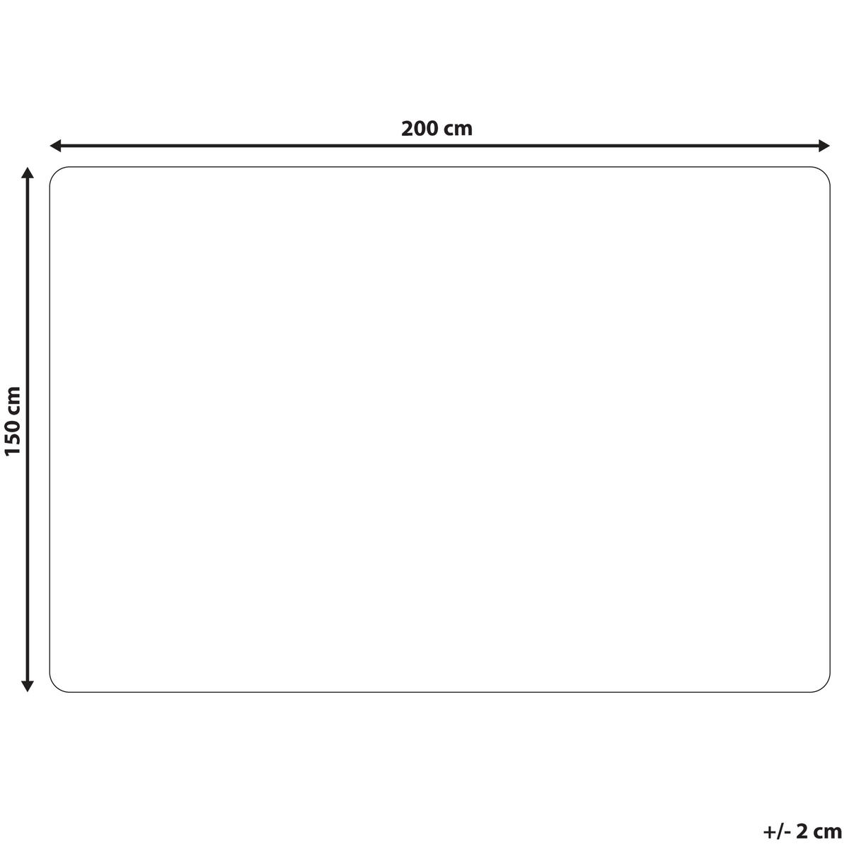 TAGESDECKE Grau 150 x 200 cm Delice - Grau, Keramik (150/200cm) - Beliani