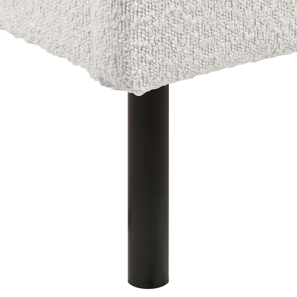 POLSTERBETT 160/200cm Weiß Margut - Weiß, Textil (160/200cm) - Beliani