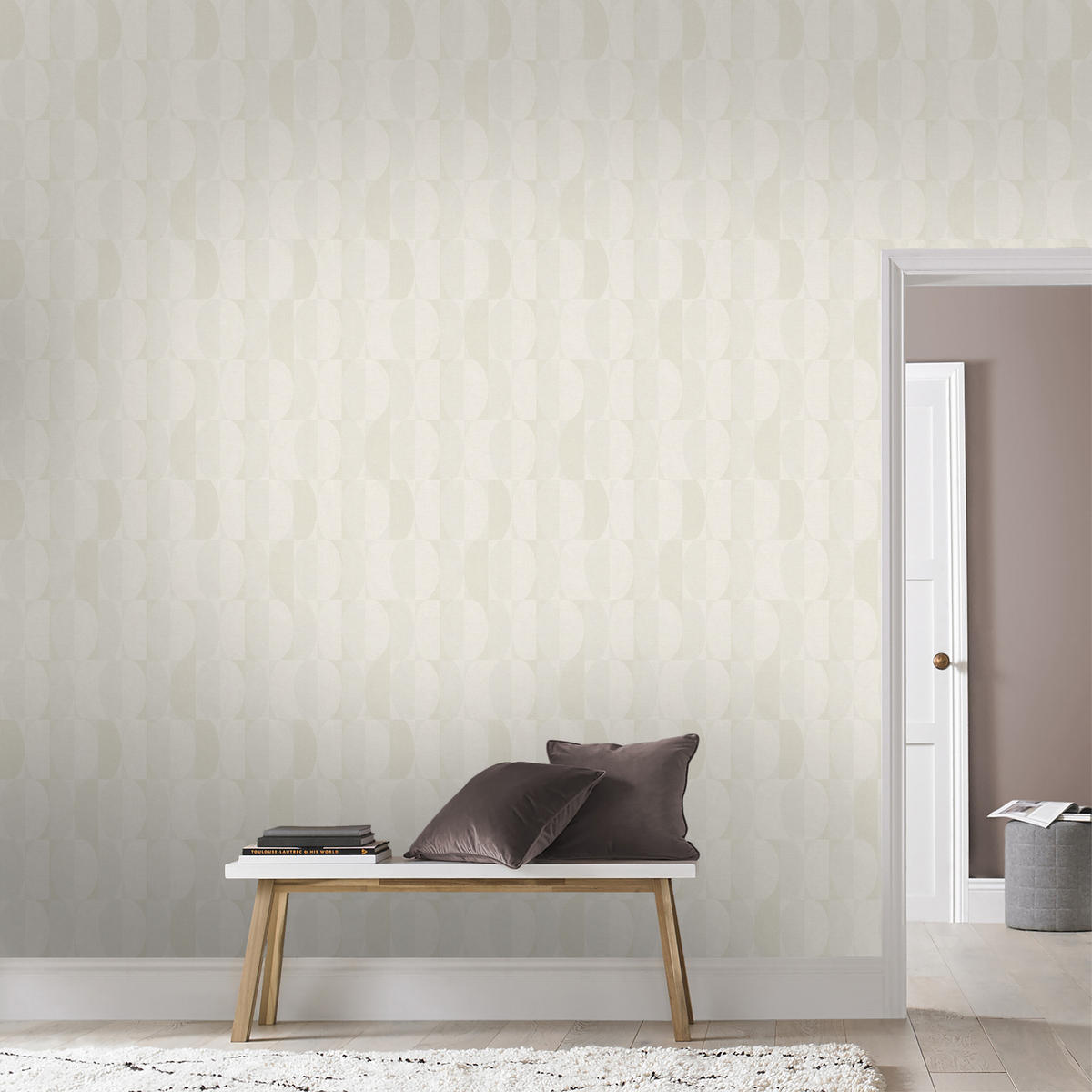 VLIESTAPETE Wilger 1000x52cm - Weiß, Papier/Kunststoff (52/1000cm) - Superfresco Easy