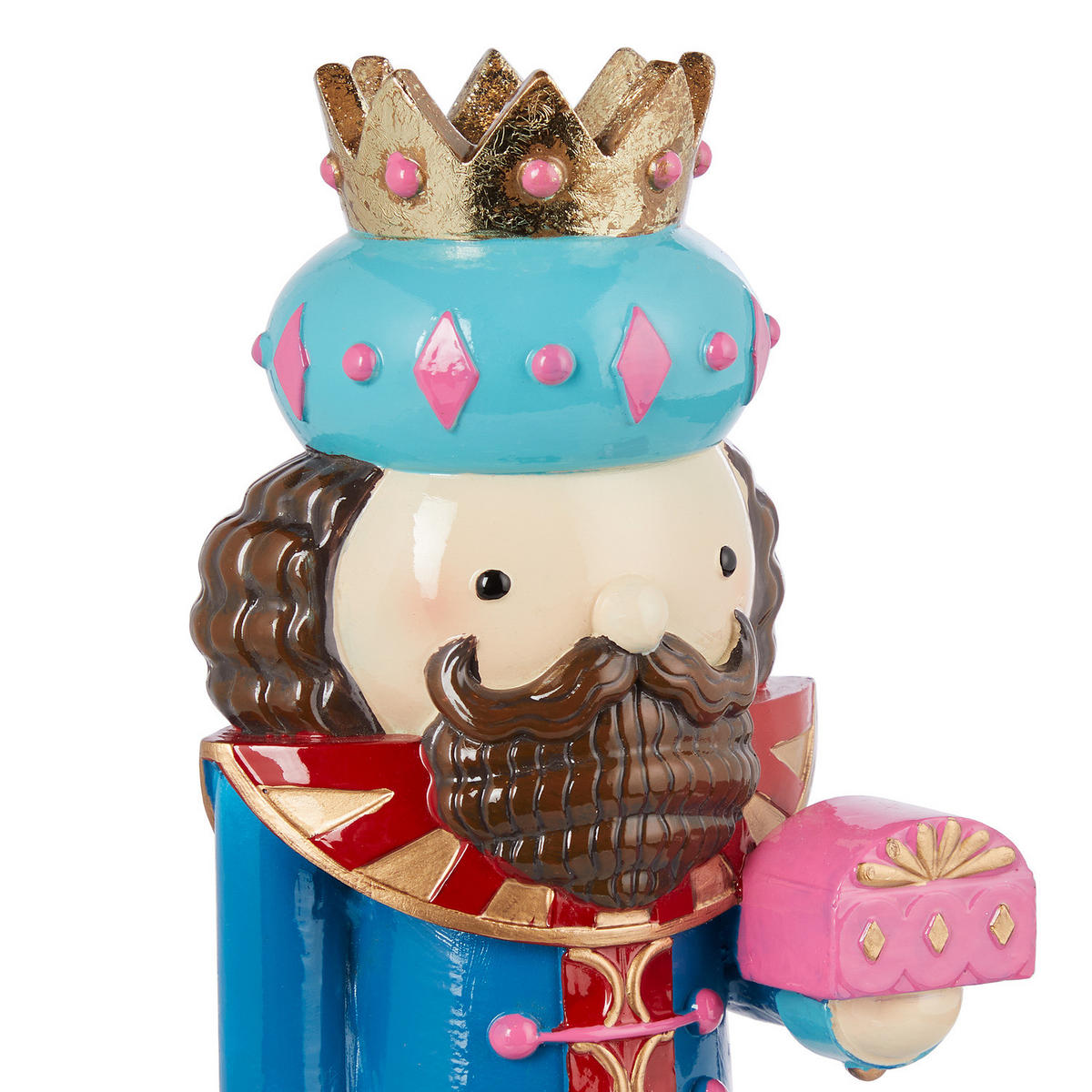DEKOFIGUR X-Mas König - Blau, Stein (7/20/8cm) - Butlers