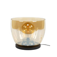 STEHLEUCHTE Up Gelb 48/48/41 cm - Gelb, Glas (48/48/41cm) - Hoyz Collection