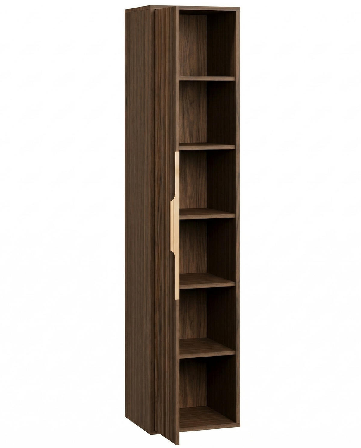 BADMÖBEL-SET Rimini 2 Teile Walnuss Braun - 100 x 46 x 46 cm - Eichefarben, Holz (100/46/46cm) - Badplaats