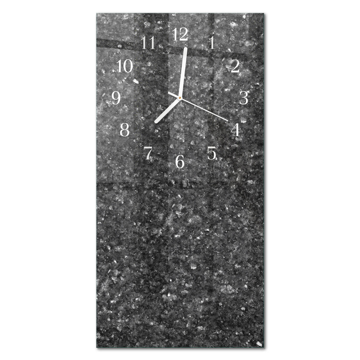 WANDUHR 30x60 cm - Waldweg - Grau, Glas (30/60/0.4cm) - TULUP