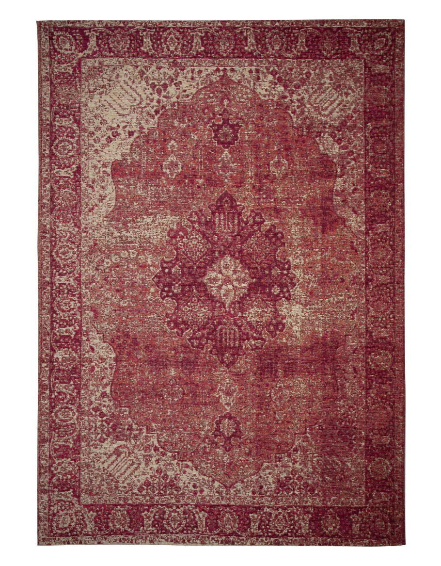 TEPPICH Vintage-Traditionell-Stil COQUET TARA, Rosa 200x290 cm - Rosa, Textil (200/290cm) - KADIMA DESIGN