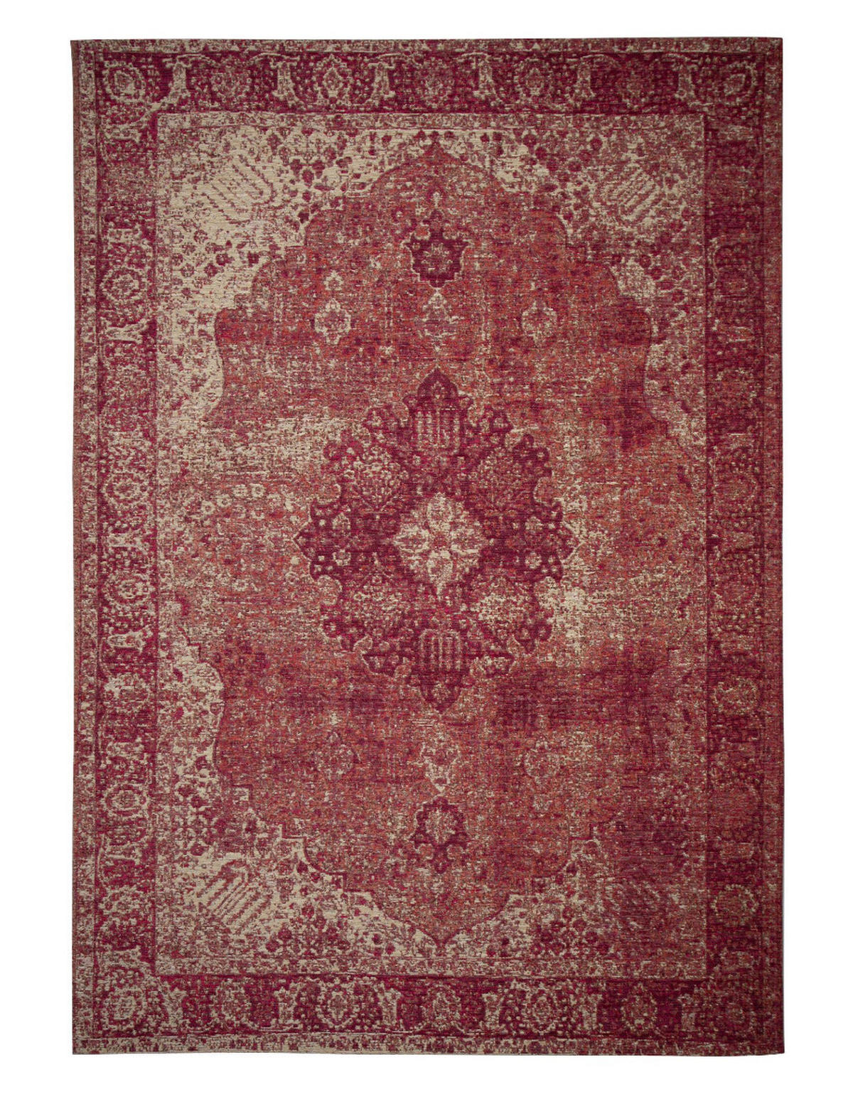 TEPPICH Vintage-Traditionell-Stil COQUET TARA, Rosa 120x170 cm - Rosa, Textil (120/170cm) - KADIMA DESIGN