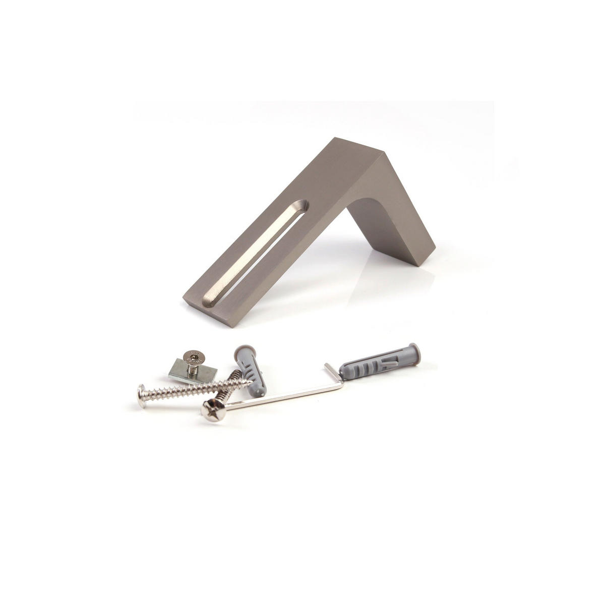 GARDINENSCHIENE Innenlauf auf Maß 1-lauf Loft Deckenmontage 480cm - Alufarben, Metall (480cm) - Deco-Raum