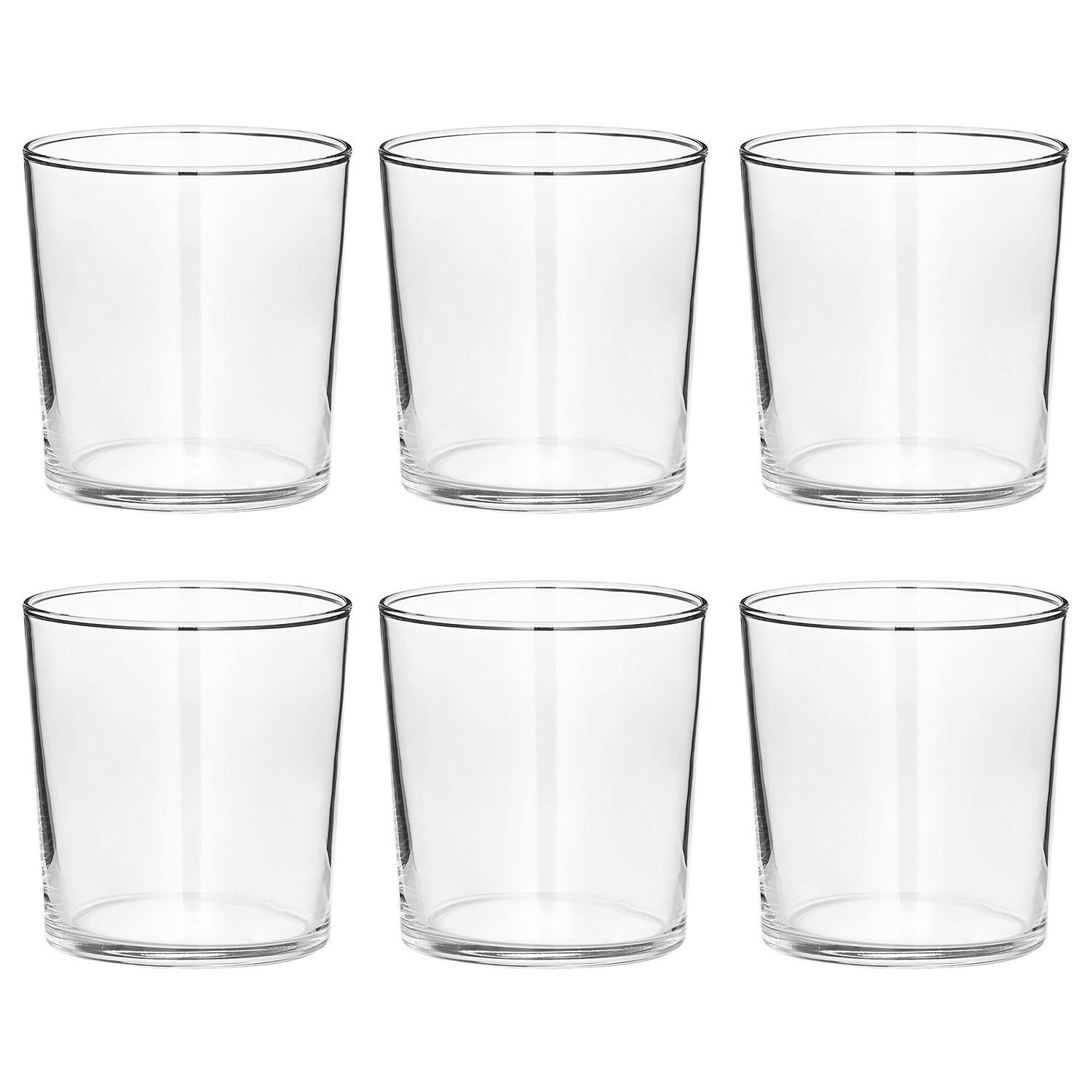 TRINKGLAS (6er Set) Purist - Transparent, Glas (0.34L) - BUTLERS