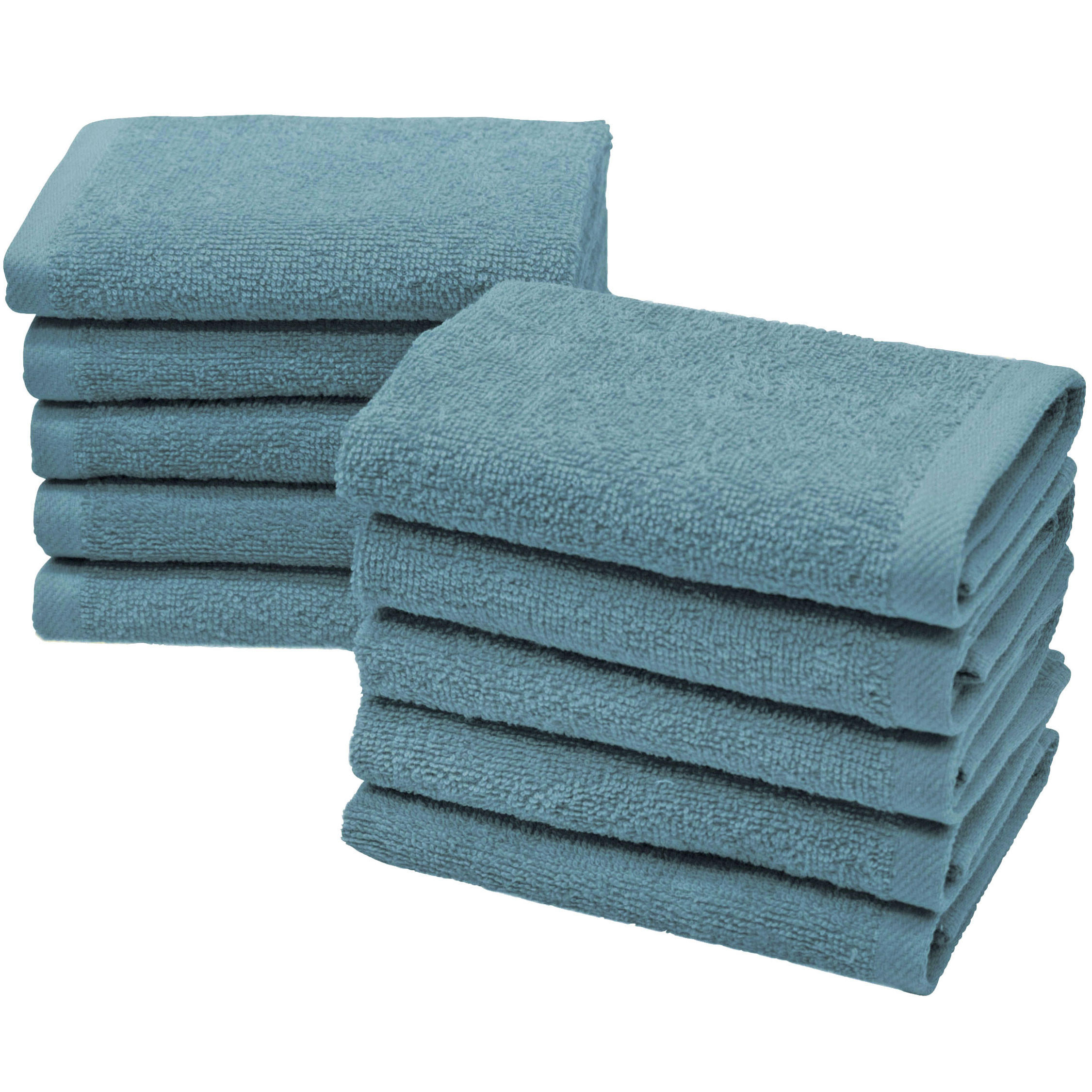 SEIFTÜCHER, 10er-Set, 30x30 cm, 100% Baumwolle, Blau - Petrol, Textil (30/30cm) - Zollner