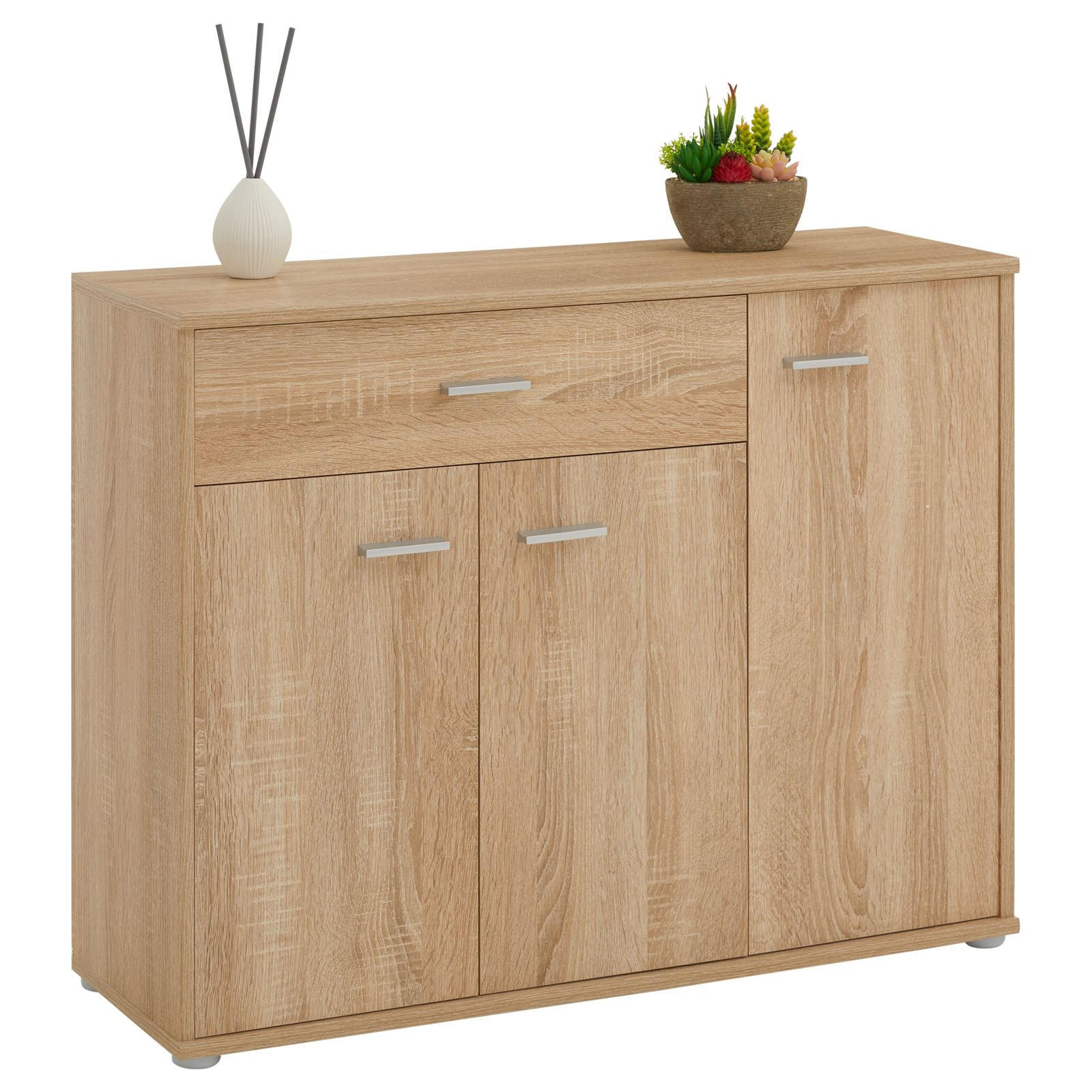 CARO-Möbel Kommode Sonoma Eiche 88x70x30 cm