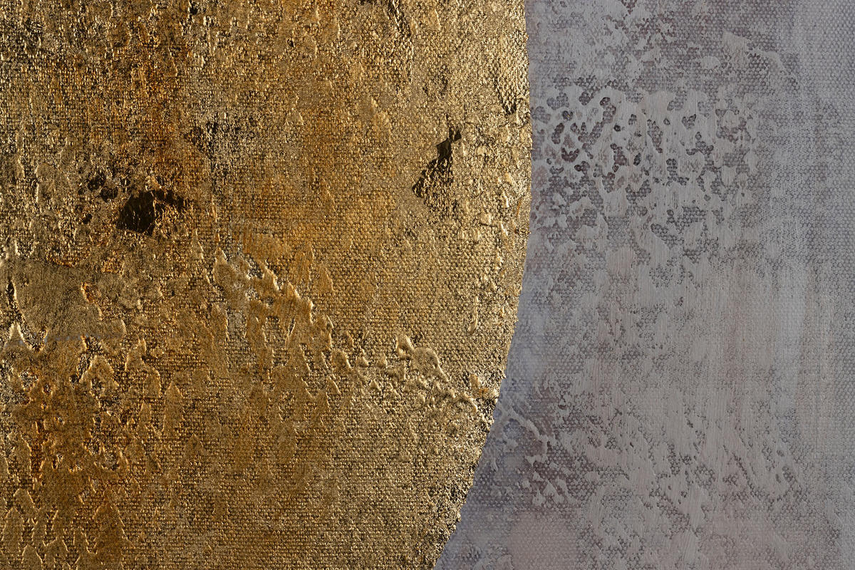 ACRYLBILD HANDGEMALT 80/80 cm - Schwarz/Grau, Holz/Textil (1.3/80cm) - KUNSTLOFT