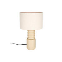 TISCHLAMPE Six Beige - Beige, Metall (30/30/50cm) - Zuiver
