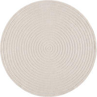 TEPPICH Outdoor Abstrakt MEZEN Polypropylen Beige 160 x 160 cm - Beige, Textil (160/160cm) - KADIMA DESIGN