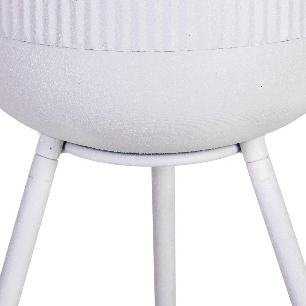 PFLANZENSTÄNDER aus Metall, weiß, 26x48cm - Weiß, Metall (48cm) - Wanderlust