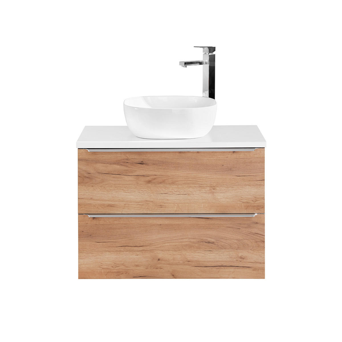 WASCHTISCH 80.4cm April Holz - Braun, Holzwerkstoff (80.4/59/46cm) - Petits-meubles