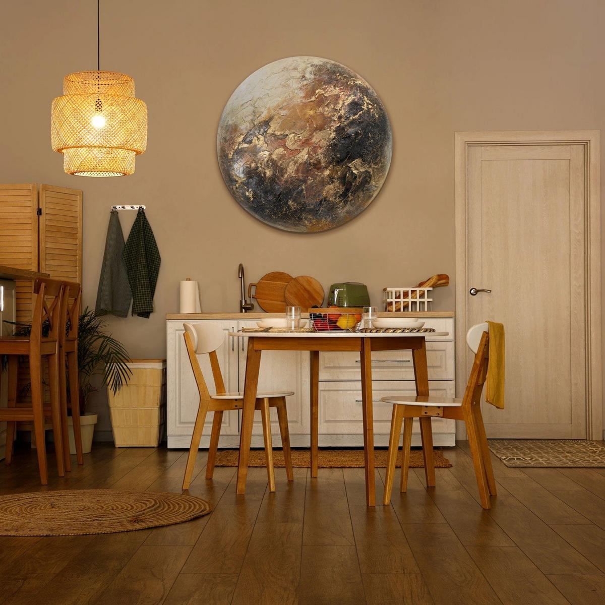 GEMÄLDE Venus auf Keilrahmen 70 cm - Multicolor, Holz (70/70cm) - YS-art gallery