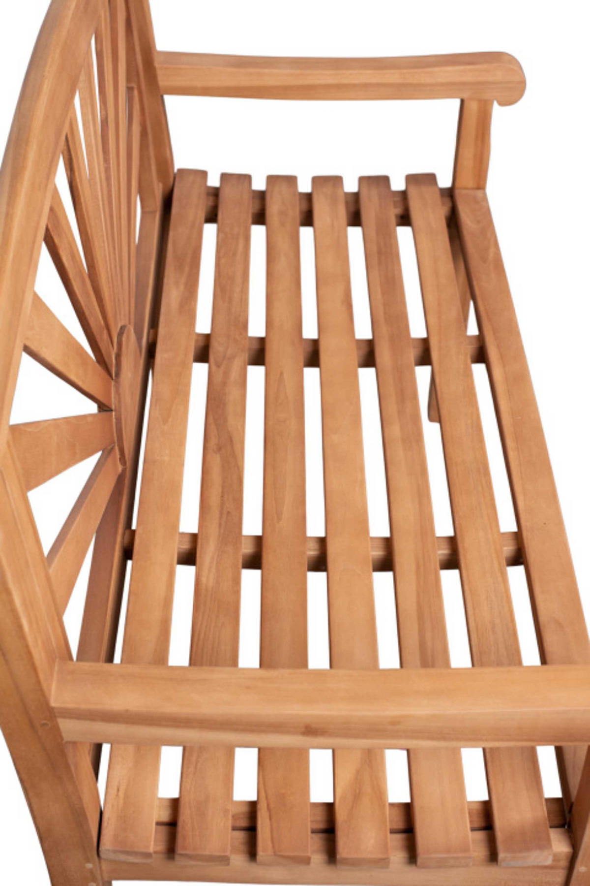 GARTENBANK Sonne - Naturfarben, Holz/Metall (120/94/60cm) - Mr. Deko