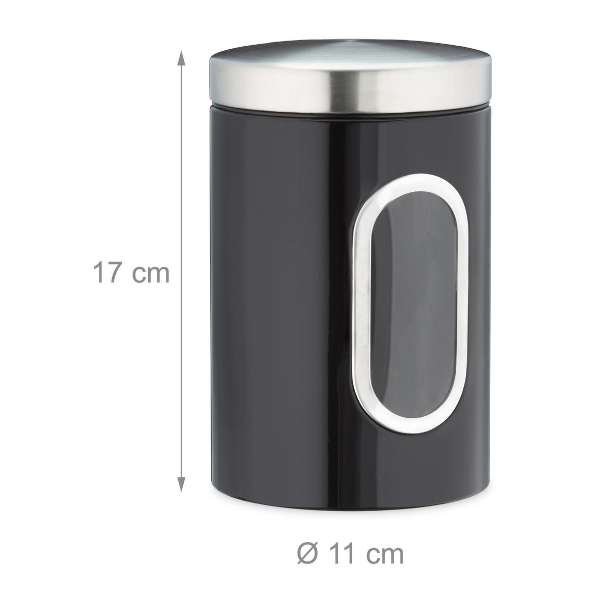 ÚLOŽNÝ box - viacfarebná, kov (11/17/11cm) - Relaxdays