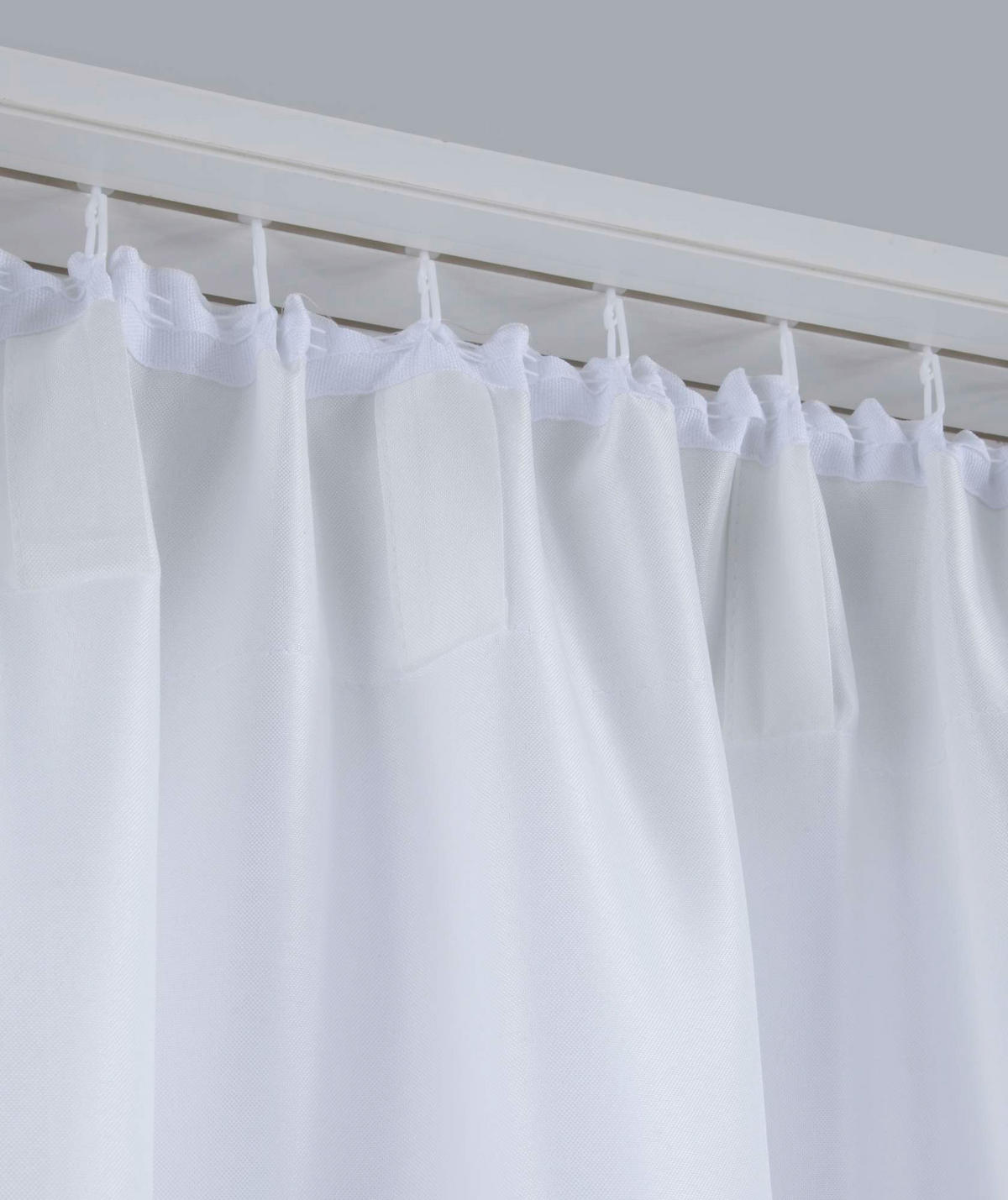 SCHLAUFENGARDINE »Palermo« HxB 250x300 cm Grau - Grau, Textil (300/250cm) - Gardinenbox