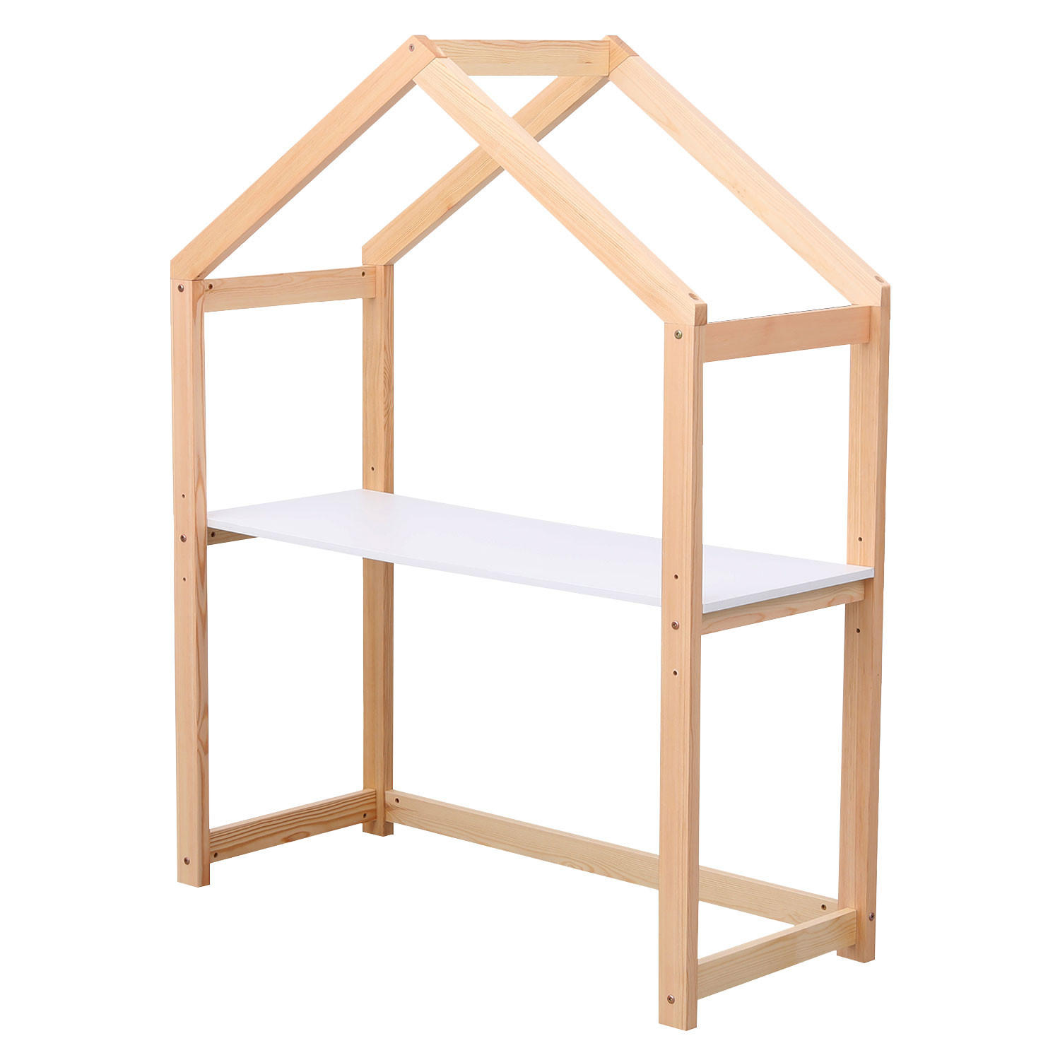 KINDERSCHREIBTISCH Martin - Weiß, Holz (44/152.5/120cm) - Happy Garden
