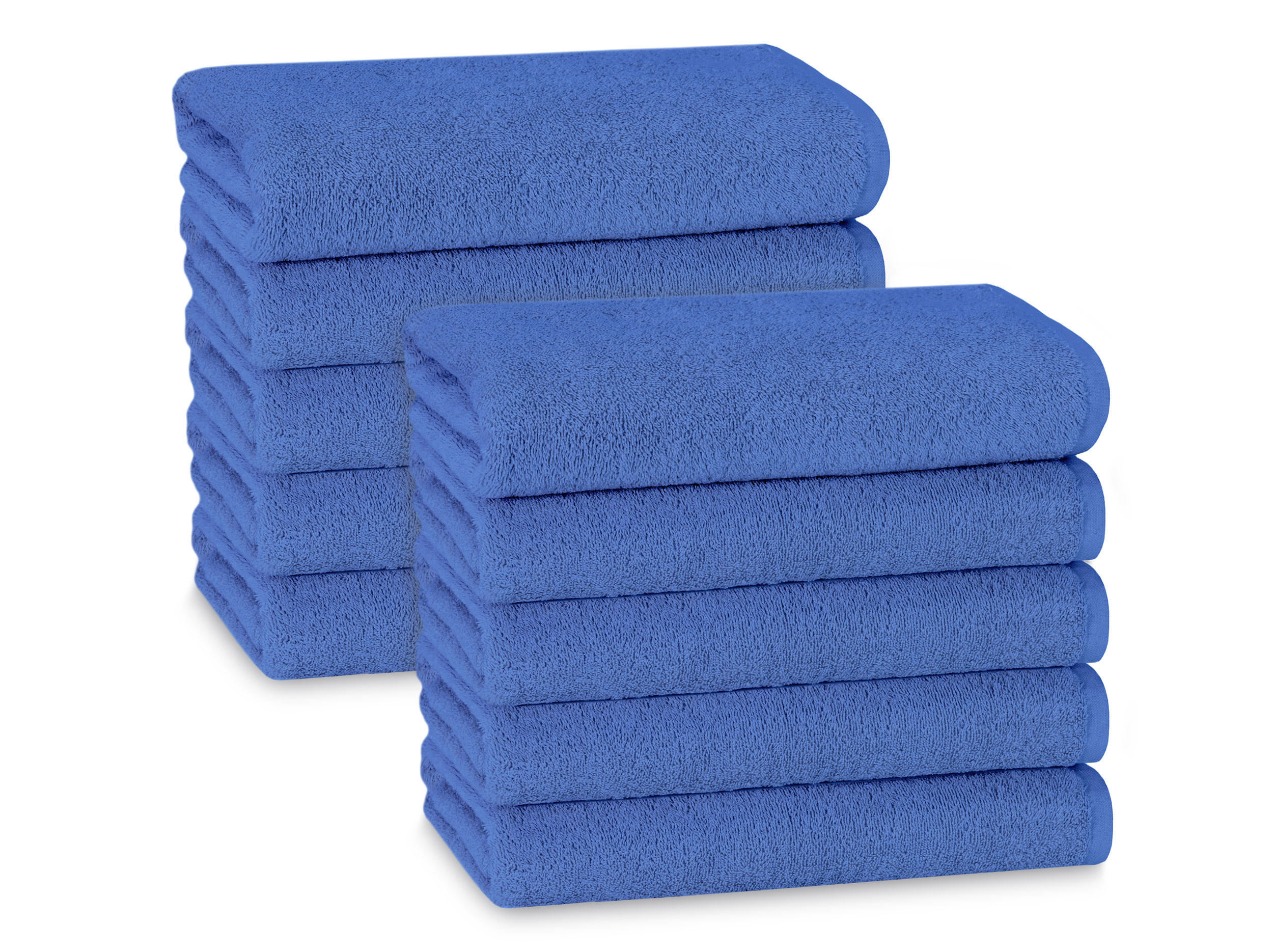HANDTÜCHER, 10er-Set, 50x100 cm, 100% Baumwolle, Blau - Blau, Textil (50/100cm) - Zollner