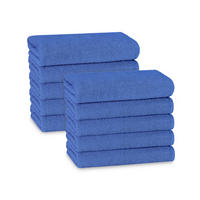 HANDTÜCHER, 10er-Set, 50x100 cm, 100% Baumwolle, Blau - Blau, Textil (50/100cm) - Zollner