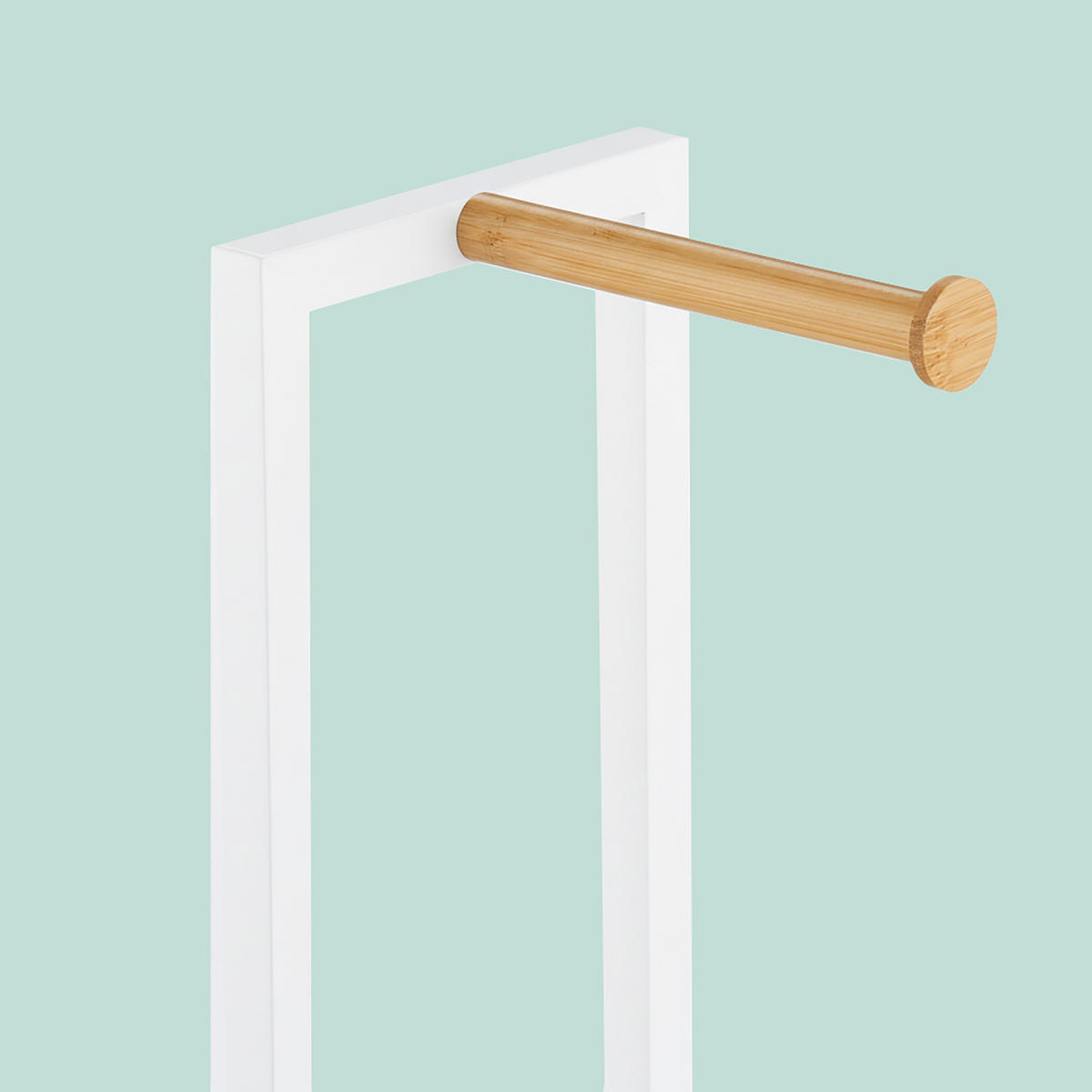 WC-GARNITUR - Weiß, Holz/Kunststoff (21/65/18cm) - Relaxdays