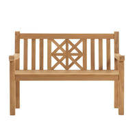 GARTENBANK Sailor - Naturfarben, Holz (120/89/60cm) - Mr. Deko