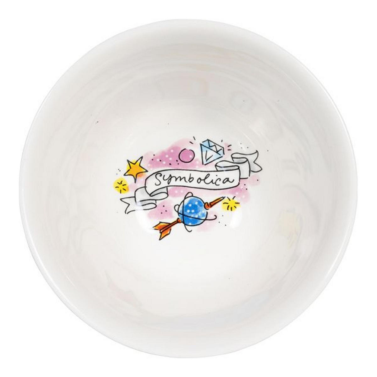 SCHALE Symbolica in Bunt - 14cm - Multicolor, Keramik (14.3/9/14.3cm) - Blond Amsterdam