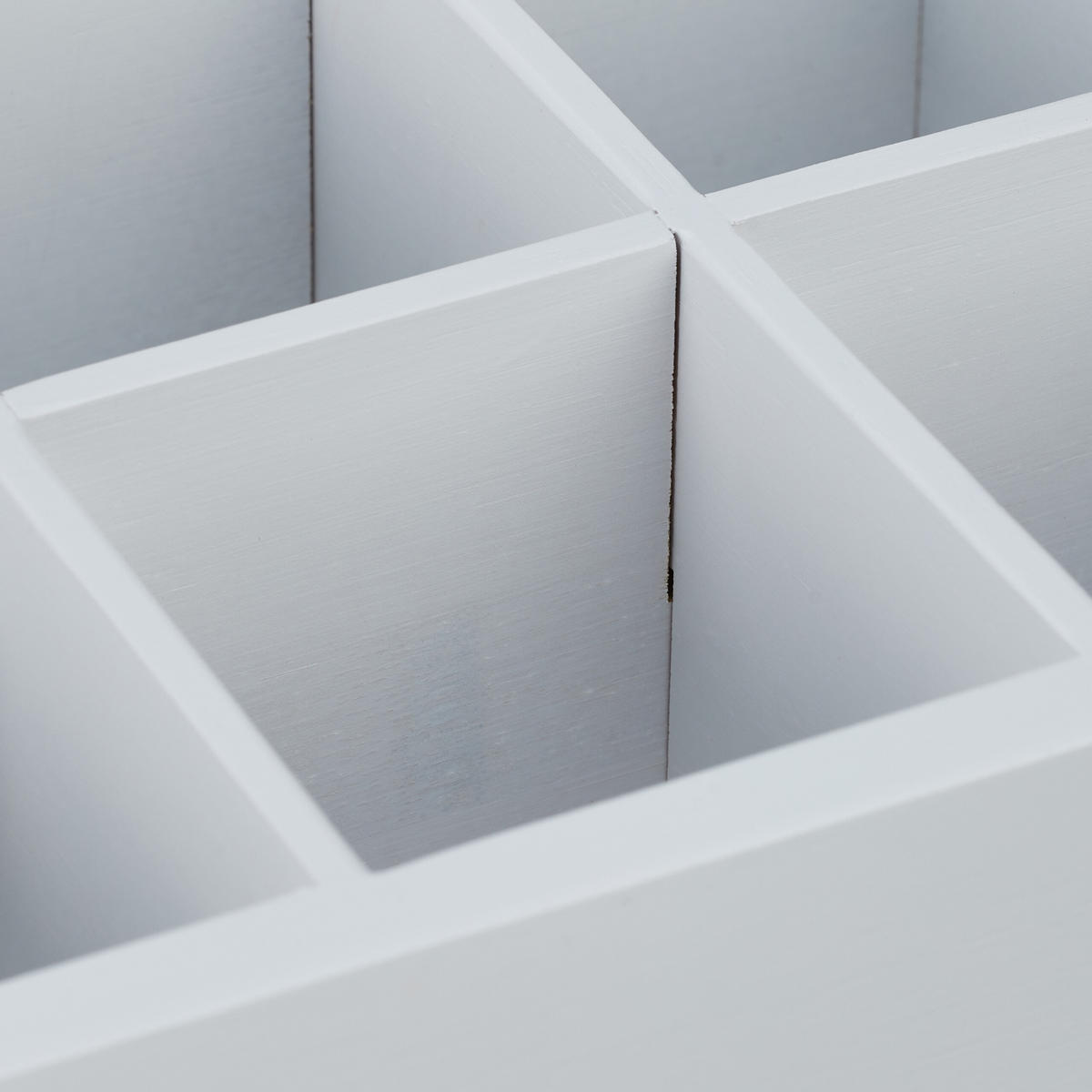 TEEBOX - Weiß, Holz/Kunststoff (28/9/16cm) - Relaxdays