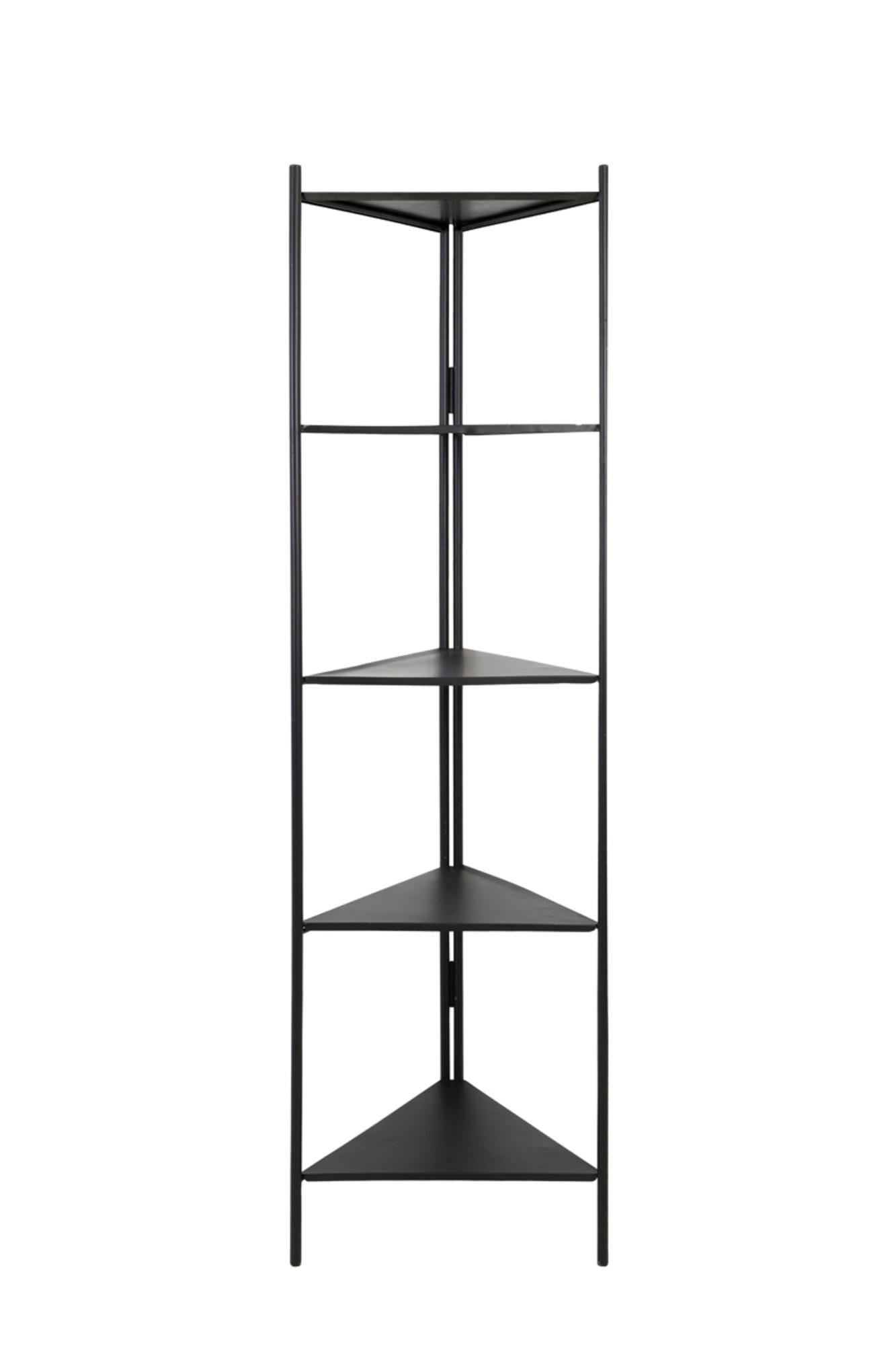 VITRINE Vitrine Schwarz 59/59/200 cm - Schwarz, Metall (41/200/58.5cm) - Light & Living