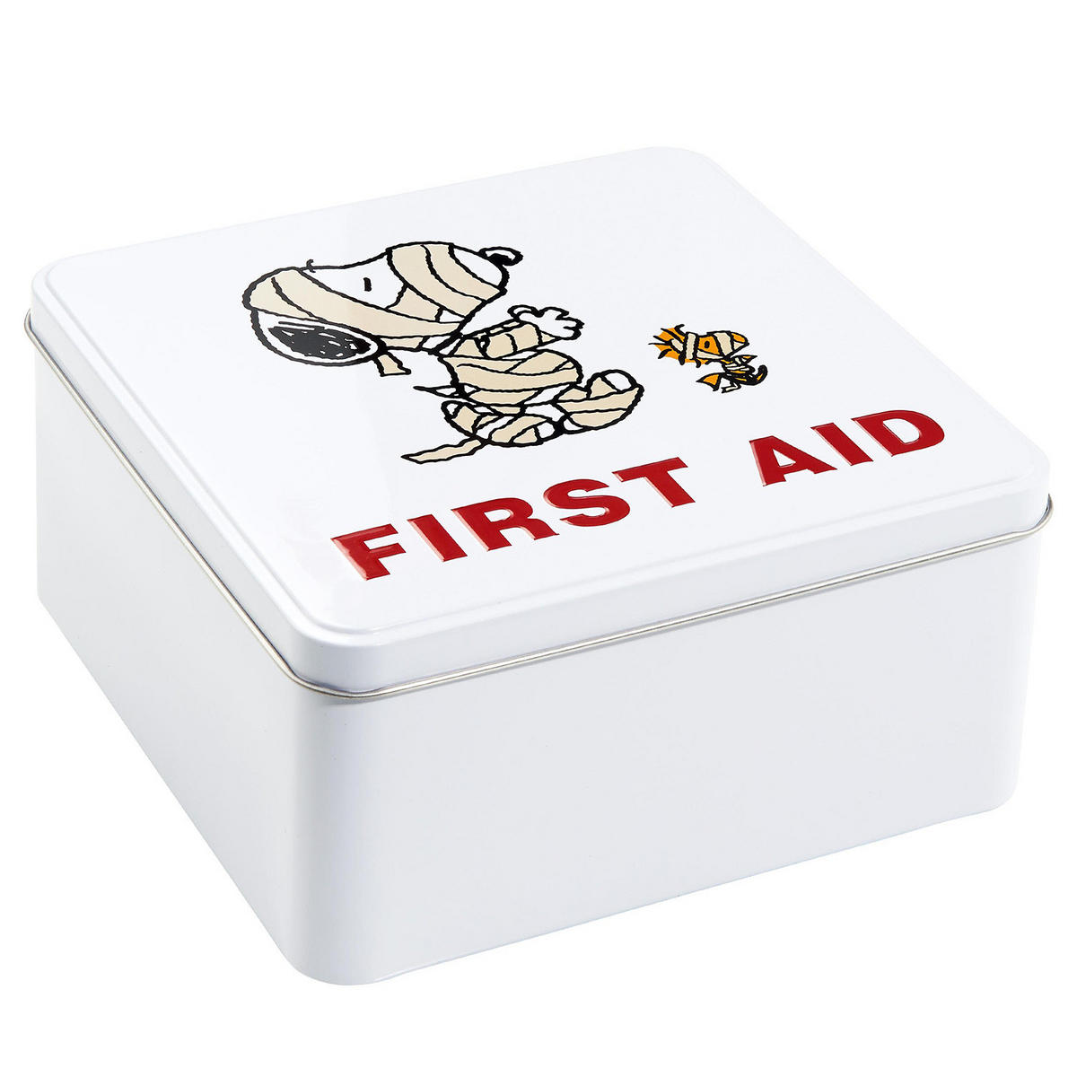 AUFBEWAHRUNGSDOSE (6er Set) Peanuts - Weiß, Metall (18/9/18cm) - BUTLERS