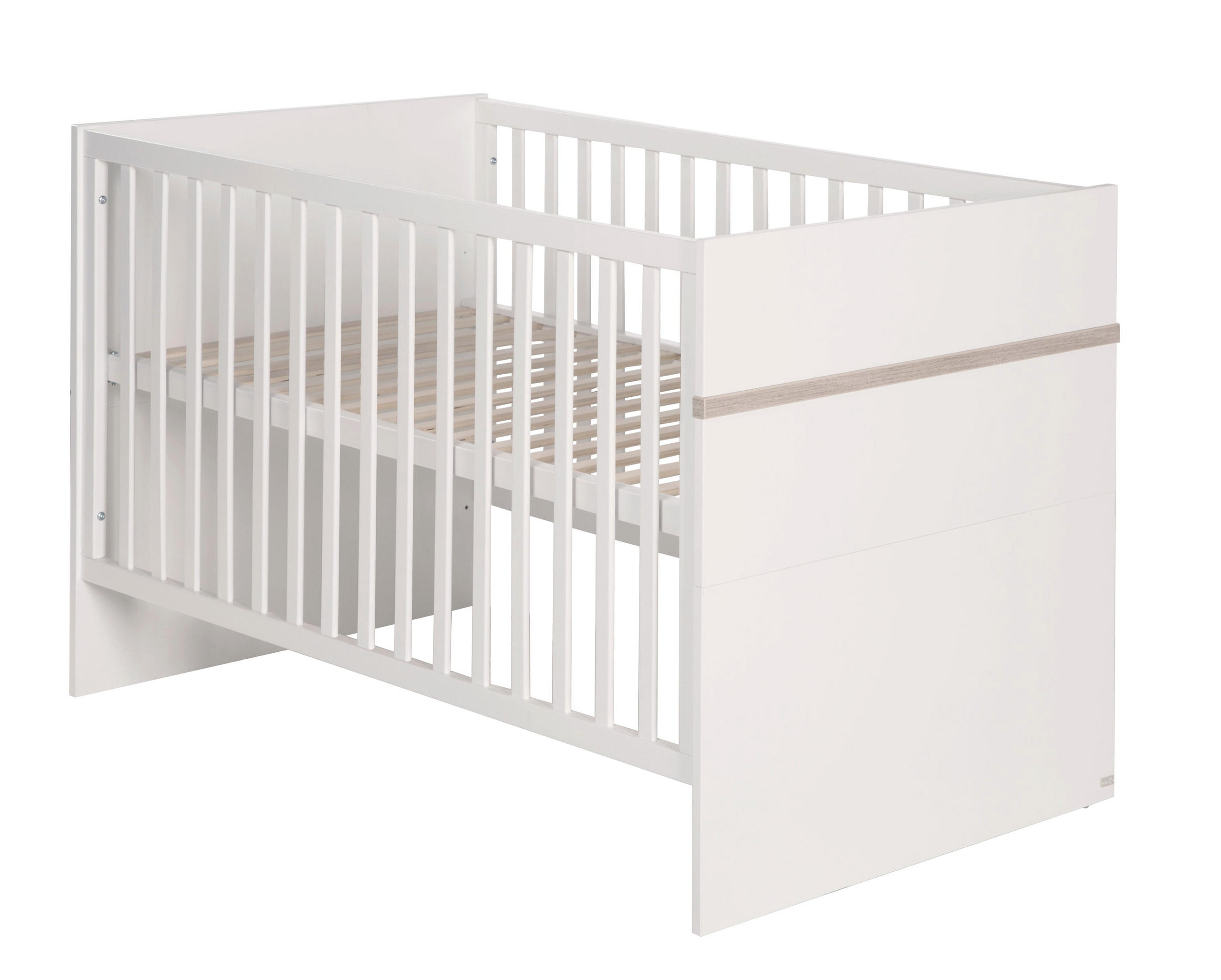 BABYBETT Moritz 70 x 140 cm - Weiß, Holzwerkstoff (70/140cm) - Roba