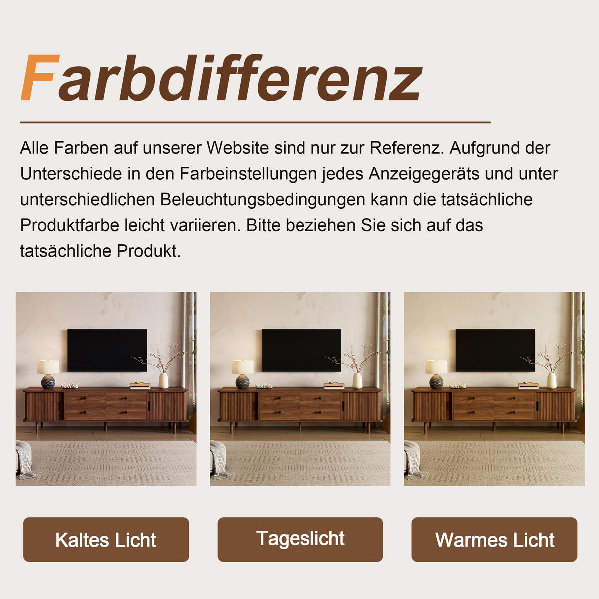 TV-LOWBOARD 165cm mit 4 Schubladen und 2 Schiebetüren - Walnussfarben, Holzwerkstoff (165/46/40cm) - FLIEKS