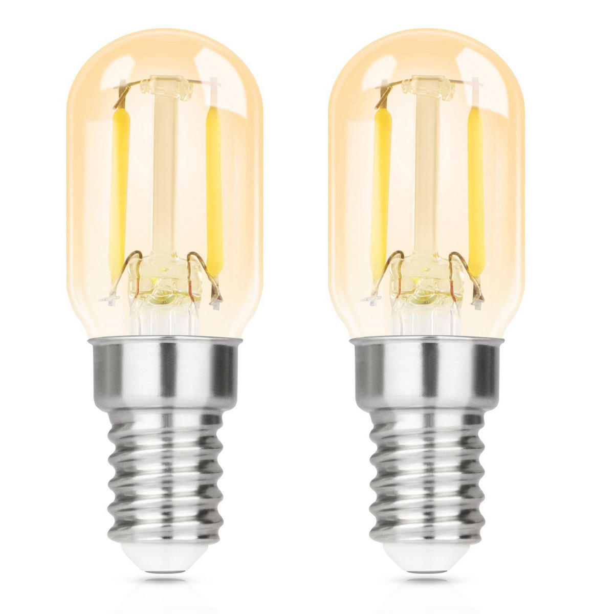 LED-LEUCHTMITTEL Artur II 6.4/2.2/2.2cm(2er-set) - Braun, Glas (2.2/2.2cm) - Nettlife