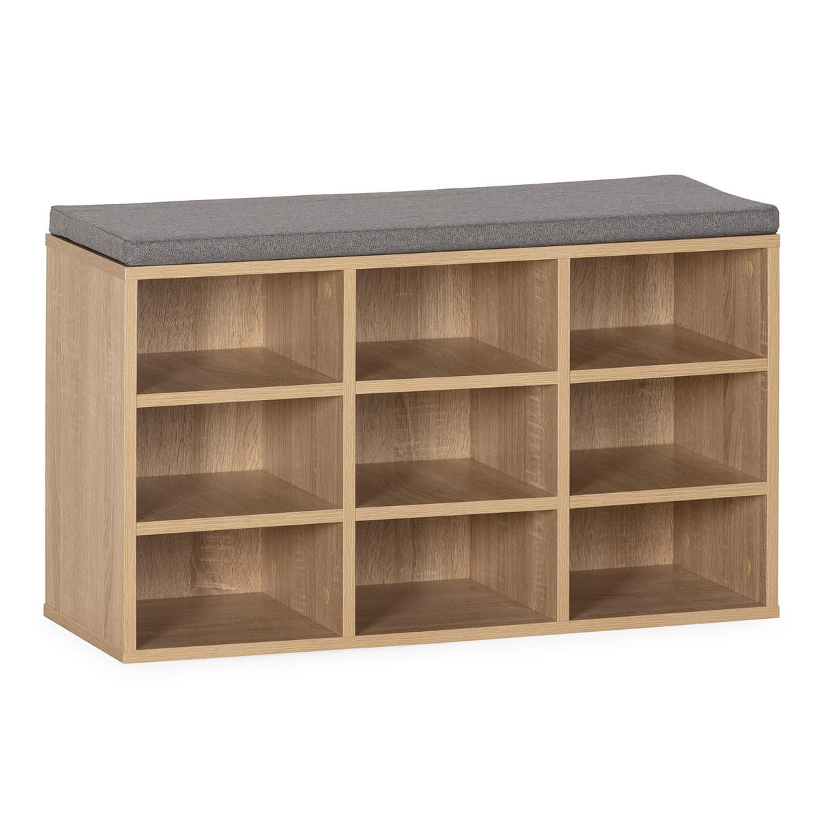 SCHUHBANK Samuel Eichenfarbe - Honigeiche, Holzwerkstoff (81/50/31cm) - VS Venta-stock
