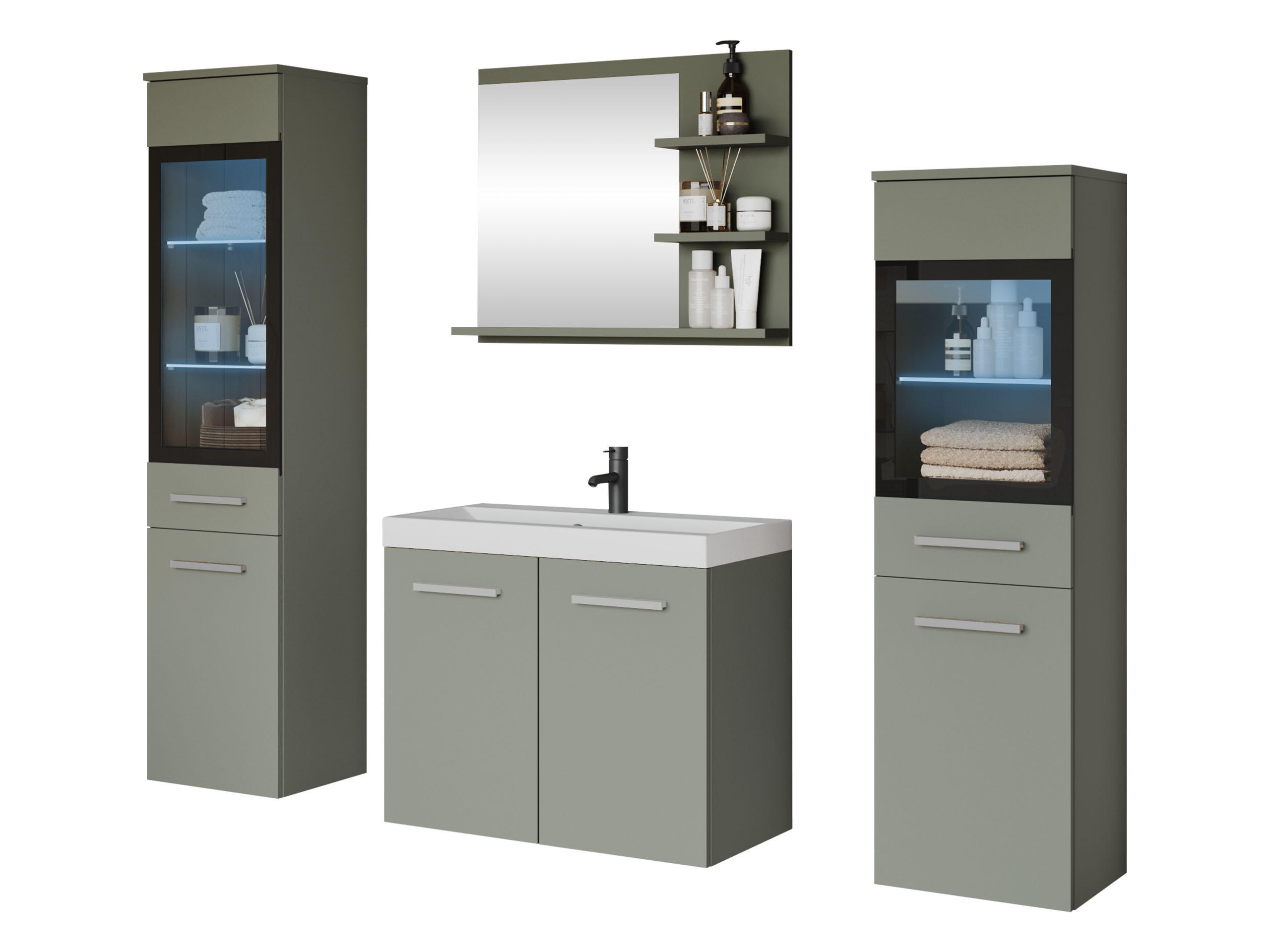 MOBILIER DE BAIE Madrit I cu iluminat LED RGB