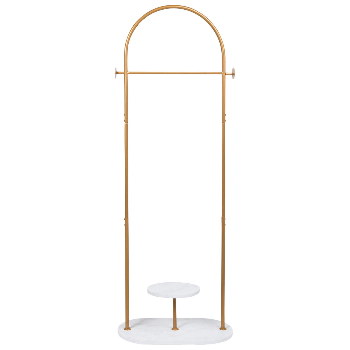 VĚŠÁK NA OBLEČENÍ Zlatý Hardin - zlatá, kov (60/174/33cm) - Beliani