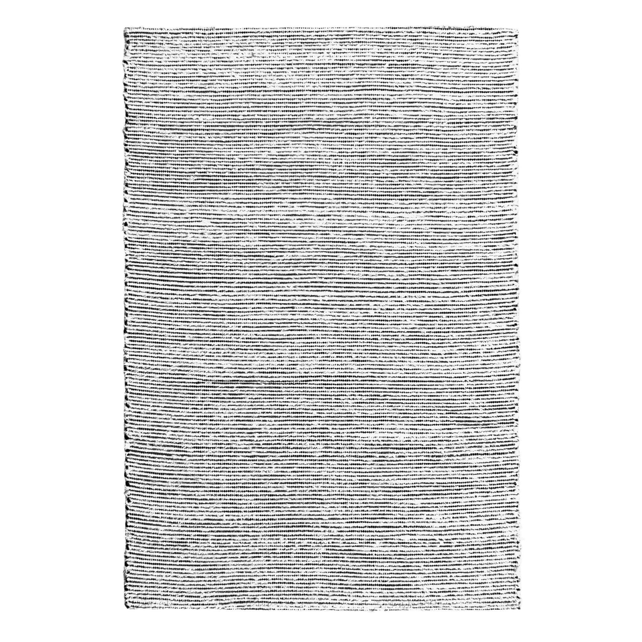 TEPPICH aus recycelter Baumwolle handgewebt grau - Grau, Naturmaterialien (160/230cm) - AFK Living