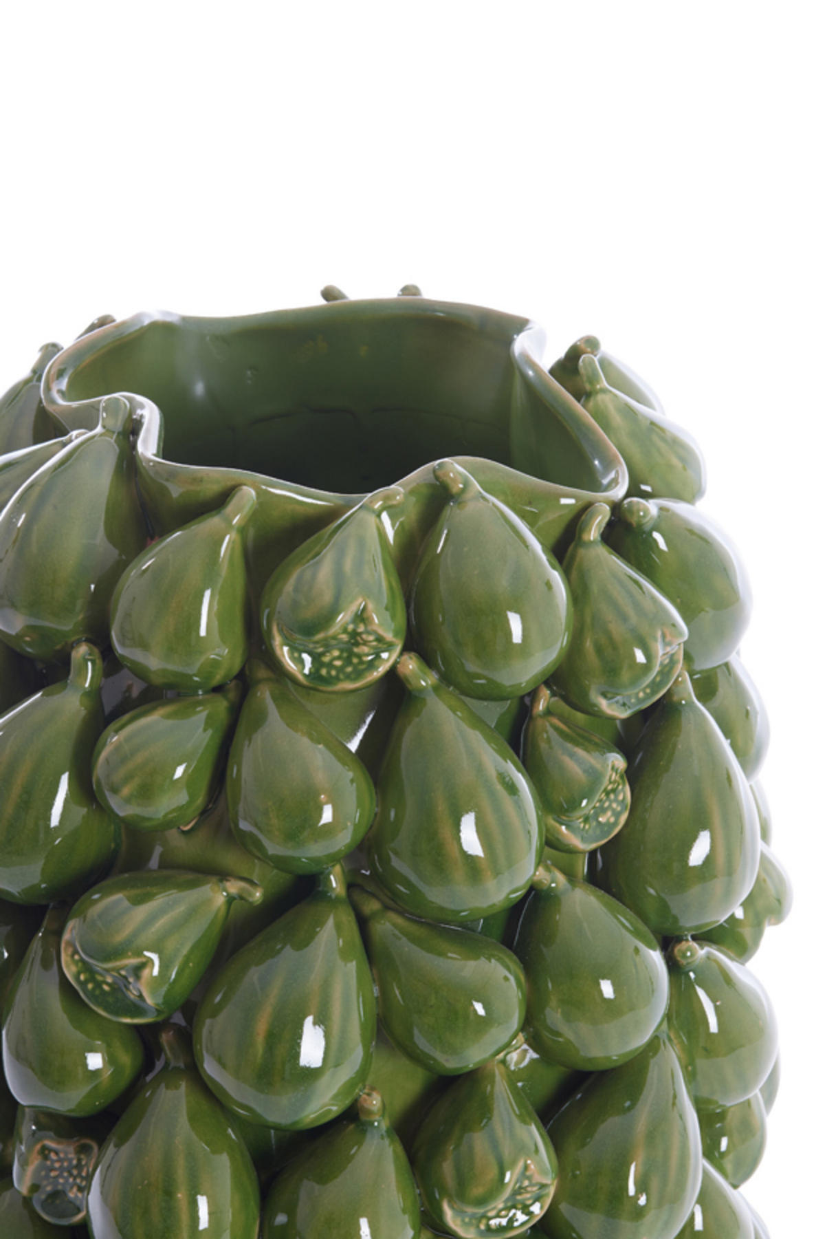 VASE Natalia Grün Ø35/47 cm - Grün, Keramik (47cm) - Light & Living