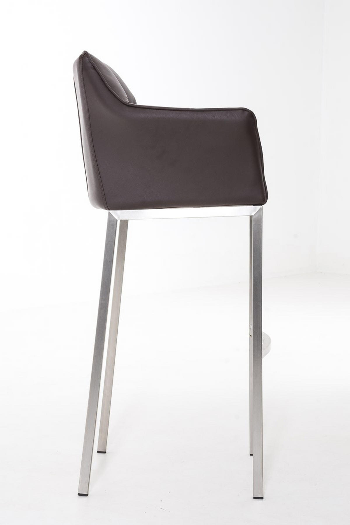 BARHOCKER Damaso 110x64x48 cm braun - Braun, Leder (64/110/48cm) - furnicato