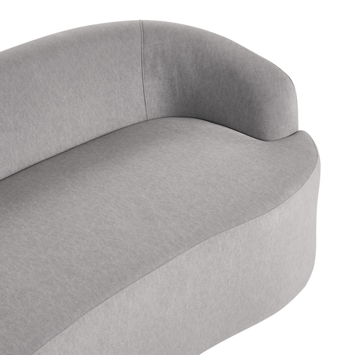 SOFA Stoff Grau Amal - Dunkelgrau, Textil (175/68/80cm) - Beliani
