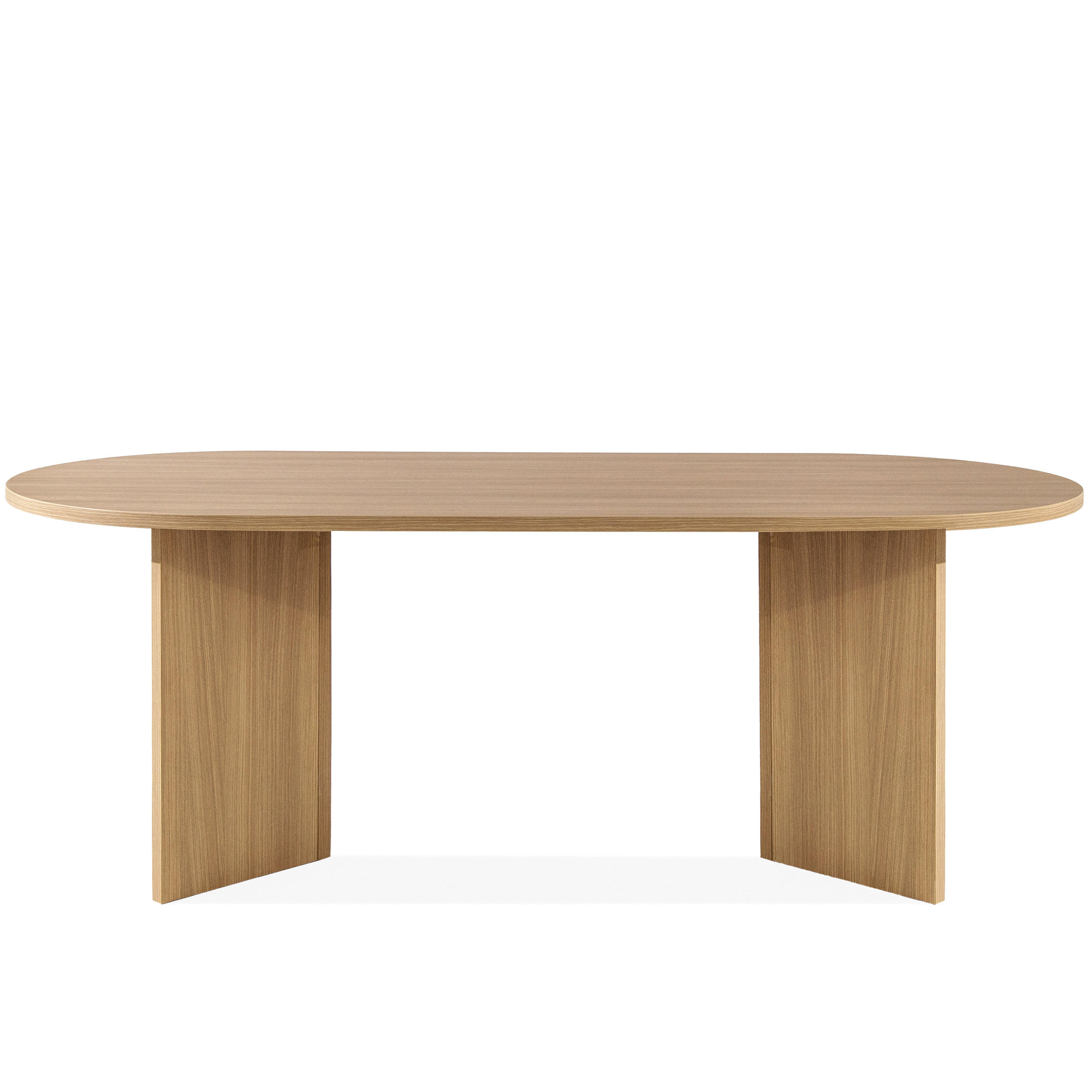 Konsimo® Esstisch Eiche 204x75x90 cm