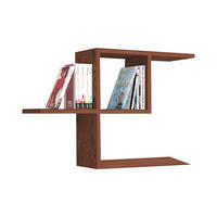 WANDREGAL Hadsel - Wengefarben, Holzwerkstoff (75/50/22cm) - [en.casa]