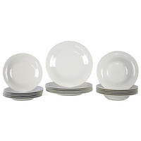 TELLER-SET New Cottage Basic weiß 18er Set - Weiß, Keramik (1/1/1cm) - Villeroy & Boch