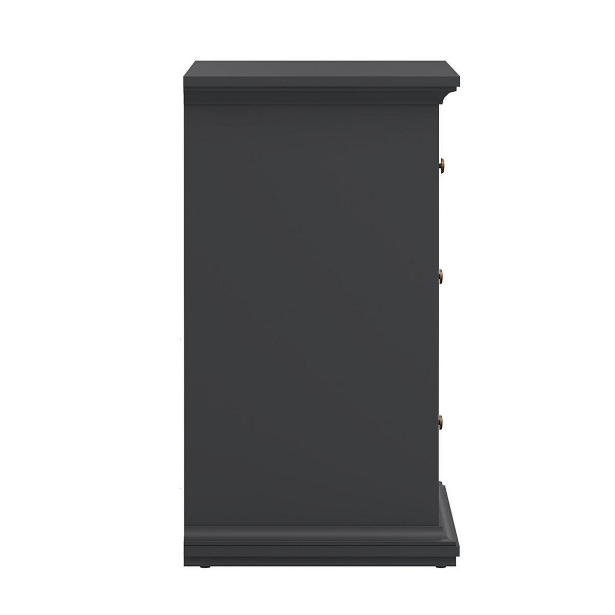 KOMMODE Schwarz - Schwarz, Holzwerkstoff (96/87/48cm) - ebuy24