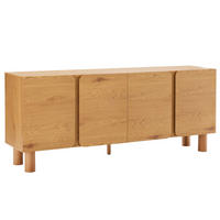 SIDEBOARD, helles Holz - Beige, Holz (180/75/38.2cm) - Oviala