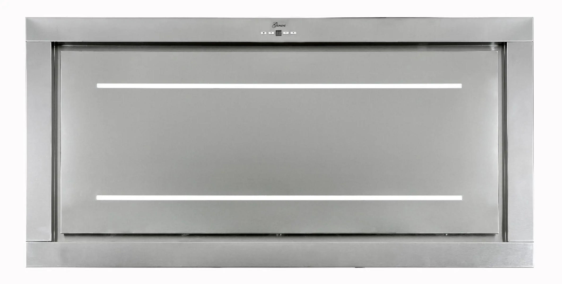 DUNSTABZUGSHAUBE GCH C 332 120 IS PRIME + umluftset - Silberfarben, Metall (120/10/60cm) - Gurari