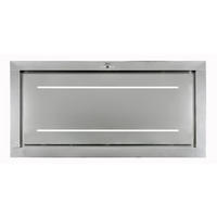 DUNSTABZUGSHAUBE GCH C 332 120 IS PRIME + umluftset - Silberfarben, Metall (120/10/60cm) - Gurari